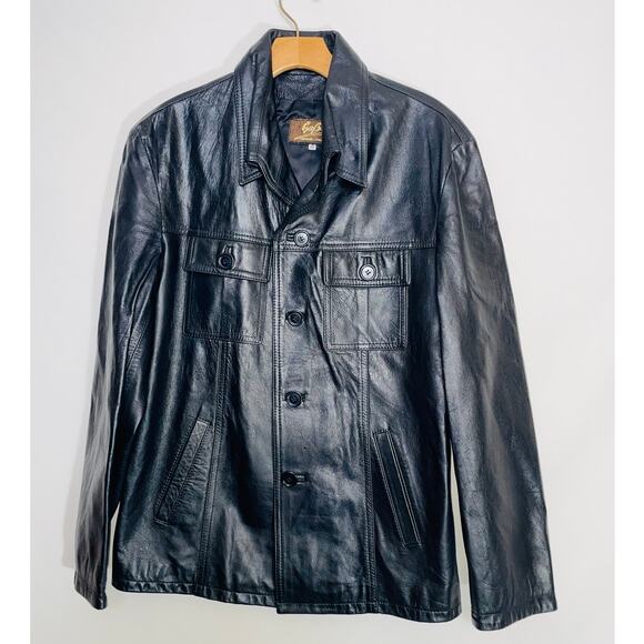 SaB Firenze Leather Jacket - Made in Italy - Women's Size 48 (L) - Vera Pelle - Picture 1 of 11